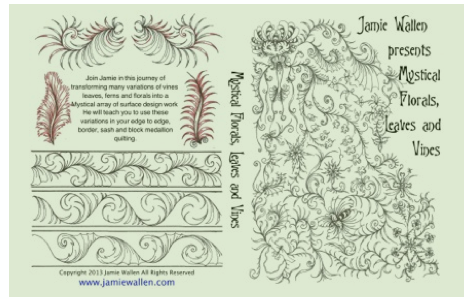 Mystical Florals Leaves And Vines Book Digital Download Dvd Workshops