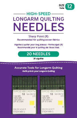 High-Speed Longarm Needles Two Packages Of 10 (Crank 10/12 134Mr-2.5) Tools