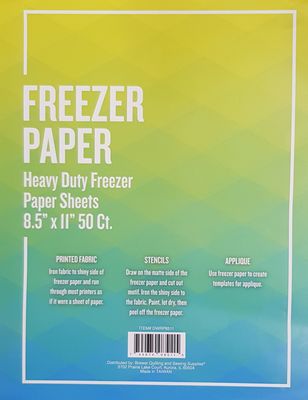 Central & Main Heavy Duty Freezer Paper 8 1/2in x 11in  50ct