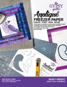 Gypsy Quilter Freezer Paper 8 1/2in x 11in Heavy Weight 50ct