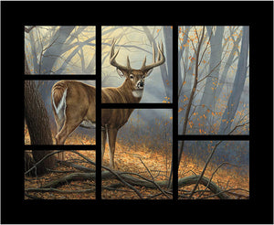 Deer Panel (Window Panel) Quilt Panel Set