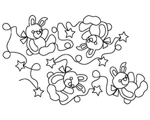 Bunny And Stars (Edge To Edge Mail In Quilting Service Deposit) Services