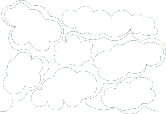 Clouds (Edge To Edge Mail In Quilting Service Deposit) Services