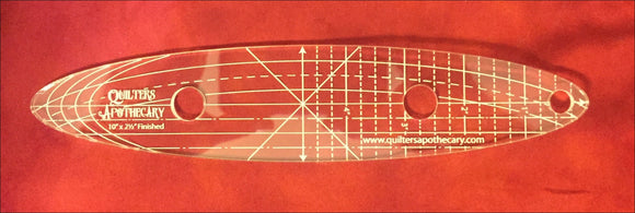 10X2 1/2 Inside Sewn Finished Oval Rulers