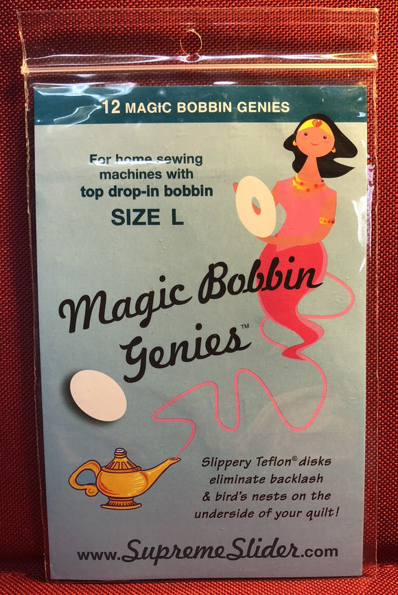 (12) L Size Magic Bobbin Genies For Top Drop In Bobbins Tools