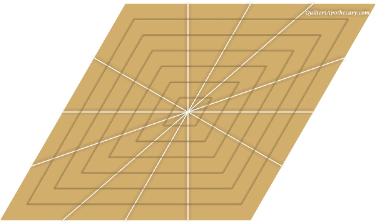 Nested Diamond Mystical Shapes Nested Diamond – Quilters Apothecary