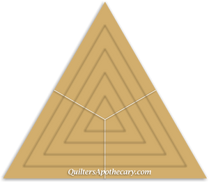 Mystical Shapes Nested Triangle Rulers