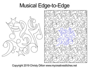 Musical (Edge To Edge Mail In Quilting Service Deposit) Services