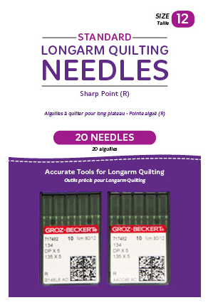 Standard Longarm Needles Two Packages Of 10 (12/80-R Sharp) Tools