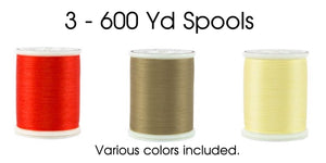 Superior Masterpiece Thread Pack (WOW! 3- 600yd spools!)