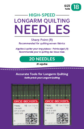 High-Speed Longarm Needles Two Packages Of 10 (Crank 110/18 134Mr-4.0) Tools