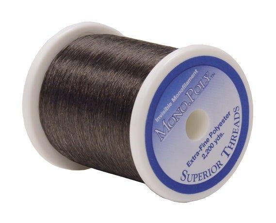 Monopoly Invisible Thread 2000 Yd / Smoke – Quilters Apothecary
